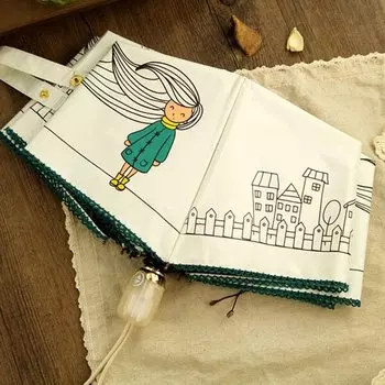 OLYCAT Автоматический зонт женский черный