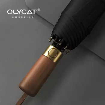 Мужской складной зонт OLYCAT 280T черный