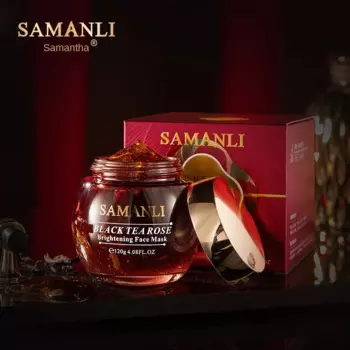 Омолаживающая маска для лица Black Tea Rose, 120 г, укрепляющая увлажняющая успокаивающая маска для лица против морщин