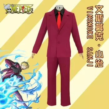 ONE PIECE Waguni cos костюм Шанхи Санджи красный костюм аниме двумерный косплей макияж костюм Хэллоуин персонализированный костюм