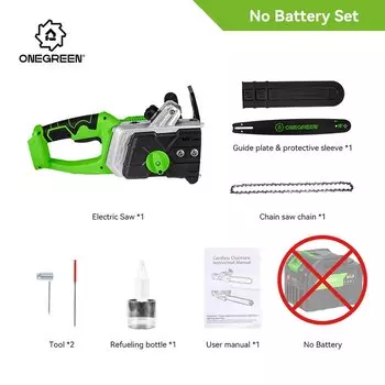 ONEGREEN Бесщеточная аккумуляторная пила 8000 Вт 16 дюймов для Makita 18 В