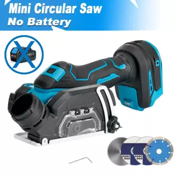 ONEKFYFD Беспроводная мини циркулярная пила для аккумулятора Makita 18 В