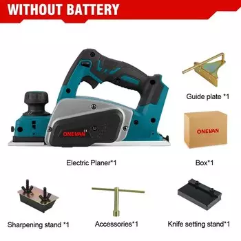 ONEVAN 30000 об/мин бесщеточный электрический строгальный станок электрический фрезерный триммер перезаряжаемые электроинструменты для резки древесины для батареи 21 В 18 В