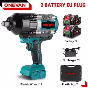 ONEVAN 3100Н.М Ударный аккумуляторный гайковерт 3/4 дюйма