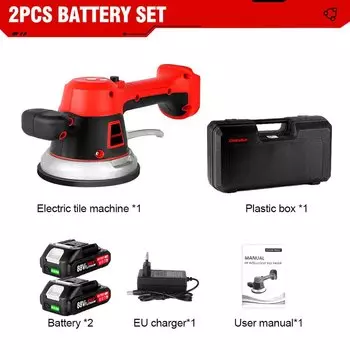 ONEVAN 3500 Вт машина для укладки плитки, вибратор для плитки, присоска, 6 передач, автоматический напольный вибратор, инструмент для выравнивания для батареи 21 В 18 В
