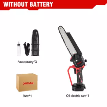 ONEVAN 8-дюймовая аккумуляторная электропила 4500 Вт