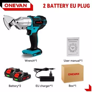 ONEVAN Аккумуляторные электрические ножницы для резки металла