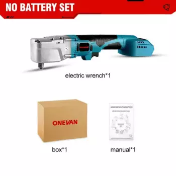ONEVAN бесщеточный 1/2 ''электрический ключ с трещоткой 1000 нм 4800 об/мин съемный винт гайка электроинструмент для ремонта автомобиля для батареи 21 В 18 В