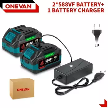 ONEVAN литиевая батарея 22900 мАч для электроинструмента 18-21 В