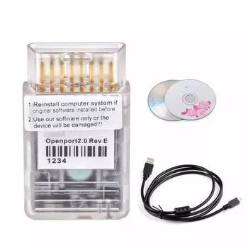 Онлайн Золотой чип Openport 2,0 + ECU, полный протокол OBD2, перемычка, трехкомпонентный кабель, программирование ECU для инструментов для тюнинга микросхем ECU