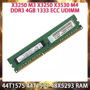 Оперативная память 44T1575 44T1571 48X529 3 RAM X3250 M3 X3250 X3530 M4 DDR3 4 Гб 1333 ECC UDIMM Серверная память Быстрая доставка работает идеально
