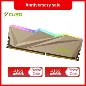 Оперативная память CUSO DDR4 8GBx2 16GBx2 3200 МГц 3600 МГц Память RAM Sabertooth серии RGB Память DIMM для настольного ПК