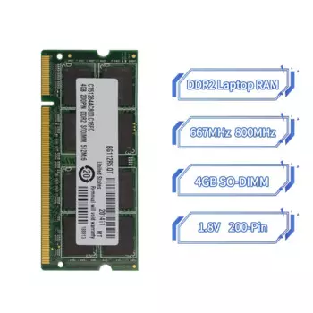 Оперативная память DDR2 4 ГБ 800 МГц 667 МГц DDR2 SODIMM