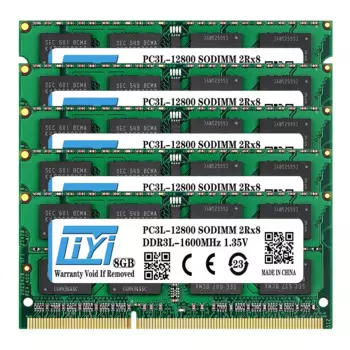 Оперативная Память ddr3L 8 ГБ 4 ГБ 1066 МГц 1333 МГц 1866 МГц 1600 МГц 204Pin 1,35 в PC3L Sodimm для ноутбука, 5 шт.