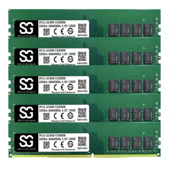 Оперативная Память DDR4 4 ГБ 8 ГБ 16 ГБ 2133 2400 МГц 2666 МГц 3200 МГц 266Pin UDIMM PC4 17000 19200 21300 DDR4, память для настольного компьютера, 5 шт.