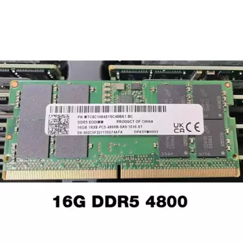 Оперативная память для ноутбука MTC8C1084S1SC48BA1 16G DDR5 4800, 1 шт.