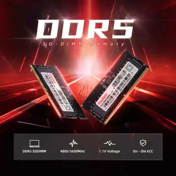 Оперативная память KingSpec 16 ГБ 32 ГБ DDR5 память 4800 МГц 5600 МГц SODIMM 1,1 В CL40 CL46 для ноутбука ECC Memoria DDR4 3200 МГц