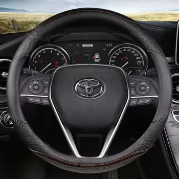 Оплетка для руля автомобиля, 37 дюймов, 38 см, для Toyota 86, HiAce, Innova, Noah, Prius, Land Cruiser, Prado, Sienna, Sienta Rush, Sequoia, corolla