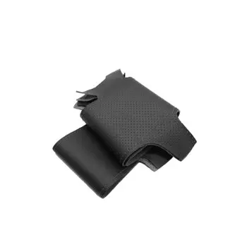Оплетка на руль для Renault Megane 2 2003-2008 Kangoo 2008 Scenic 2 2003-2009, рулевое колесо, прошитый вручную кожаный чехол