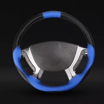 Оплетка на руль из микрофибры, кожаный чехол на руль для грузовика, аксессуары для салона автомобиля 42 45 47 50 см
