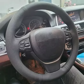 Оплетка, противоскользящая искусственная кожа для BMW 5 6 7 Series F10 F07 F06 F12 F13 F01 F02 520i 528i 730Li 740