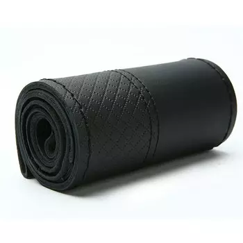 Оплетка рулевого колеса из мягкой натуральной воловьей кожи, 38 см