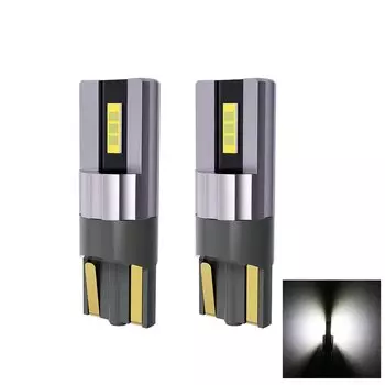 Oprah 2 шт. Высокая мощность T10 LED W5W Автомобильные фонари Canbus CSP 1860 SMD Для салона автомобиля Купол Макияж Свет DRL Сигнальная лампа для чтения 12 В