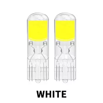 Oprah 2 шт. W5W T10 лампочка с супер ярким сапфиром COB без привода лампочка с подсветкой лампочка для чтения 12 В Автомобильная Лампа 6000K белая