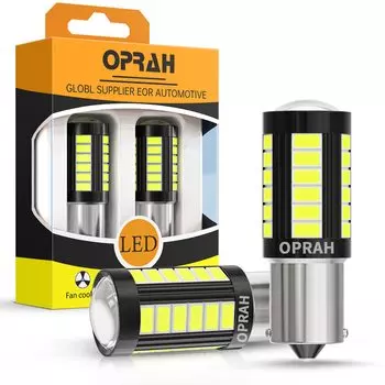 Oprah 2x 12V 24V Canbus 1156 BAU15S BA15S P21W BAY15D 1157 LED 33 шт. 5630 SMD 7440 W21W T20 Для авто грузовика задний указатель поворота