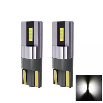 Oprah супер яркий 2 шт. W5W LED T10 CSP Canbus автомобильные фары 1860SMD без ошибок для 12 В автомобильный номерной знак лампа дверная лампа белый янтарь