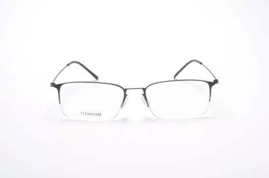 Оправа для очков без винтов Мужская полуободковая оправа для очков ультралегкие деловые очки Квадратные очки для большого лица для близорукости