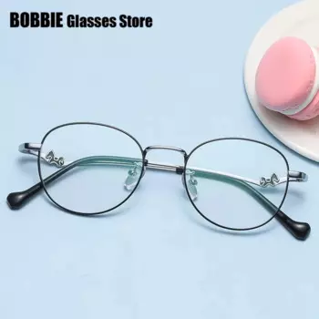 Оправа для очков титановая для маленьких детей, оптические аксессуары для работы за компьютером, при близорукости, для мальчиков и девочек