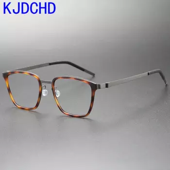 Оправа для очков титановая для мужчин и женщин, 2023