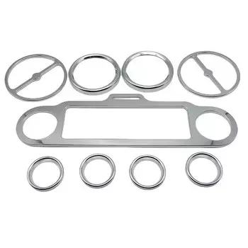 Оправа спидометра для мотоцикла, динамик, стерео, акцент, отделка, кольцо, клаксон, хромированная крышка для Harley Touring Electra Street Glide Trike