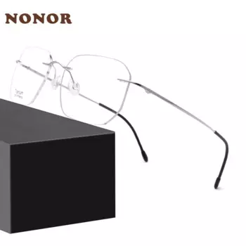 Оправа титановая для мужских очков без оправы