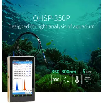 Оптический анализатор спектра OHSP350P измеритель номинальной освещенности ppfd измерения свет для выращивания полного спектрометр