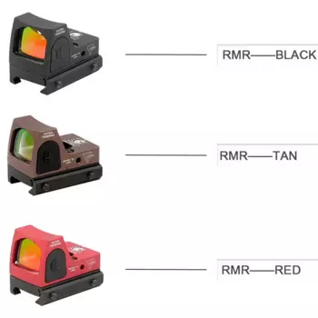 Оптический прицел RMR Red Dot Sight 5MOA для TS9, TH9, TH380, G2C, G3, Glock, BERETTA, APX, основание оптического прицела для винтовки страйкбола 1913, крепление подходит для планки Вивера 20 мм