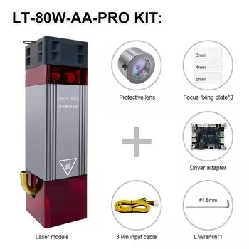 Оптический силовой модуль 5Вт 10Вт синий для ЧПУ