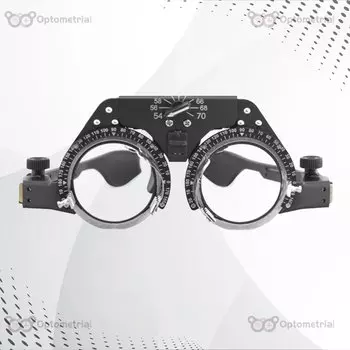 Оптический Универсальный титановый пробный каркас TF5470S PD 54-70 мм Регулируемые рефракционные сегменты | Оптический инструмент