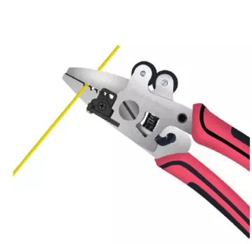 Оптический волоконный Стриппер FTTH Signalfire 8 в 1, трехпортовый Стриппер и ножницы, сменный хлопковый брикет для чистки