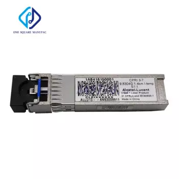 Оптический волоконный трансивер Alcatel Lucent CPRI 3-7 9,8304G 1,4 KM I-Tenp S1:1 SFP