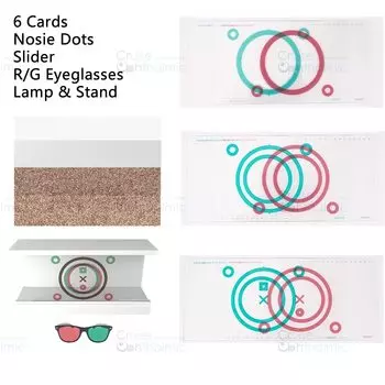 Optometrial Circled Duochrome оптометрический тест 6 шт.