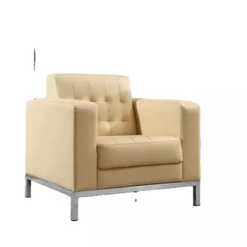 Оптовая цена на заказ, роскошная офисная мебель для приема, трехместный кожаный секционный диван для посетителей