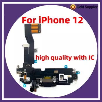 Оптовая продажа 1:1 с IC для iphone 12 порт зарядки гибкий микрофон мини USB зарядное устройство док-разъем Ремонт Запасные части