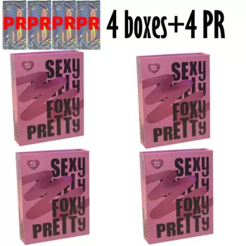 Оптовая продажа, 4 коробки, история богини, Фокси, довольно Соблазнительная Коллекционная карта красоты, подарок для детей на день рождения, игровые карты, настольные игрушки, подарок