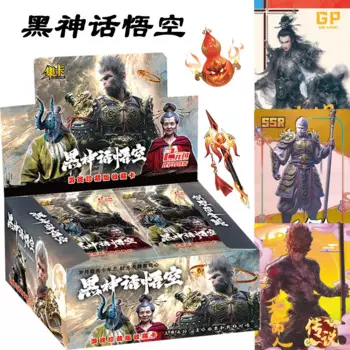Оптовая Продажа Черный Миф: Wukong коллекционные карты ролевая игра Приключения игры персонаж оригинальный дизайн портретная карта подарок для детей