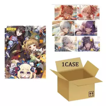 Оптовая продажа, Genshin Impact коллекция карт, бустерная коробка, Настольная настольная игра для девочек, игральные карты