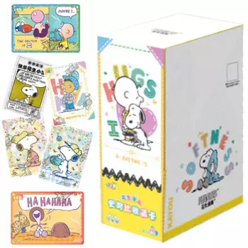 Оптовая продажа Kayou Snoopy Card для детей, милая исцеляющая теплая манга Чарли Браун Салли Браун, ограниченная коллекция игр, карты, настольные подарки