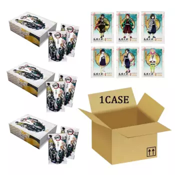 Оптовая продажа коллекционная карточка-рассеиватель демонов золотой штамп основной персонаж Премиум аниме ACG настольная игра игральные карты