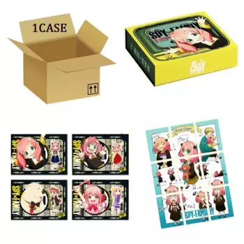 Оптовая продажа, коллекционные открытки для всей семьи SPY x, оригинальная редкая коробка бустера, настольная игра с персонажами аниме, игральные карты